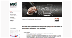 Desktop Screenshot of managementresults.com